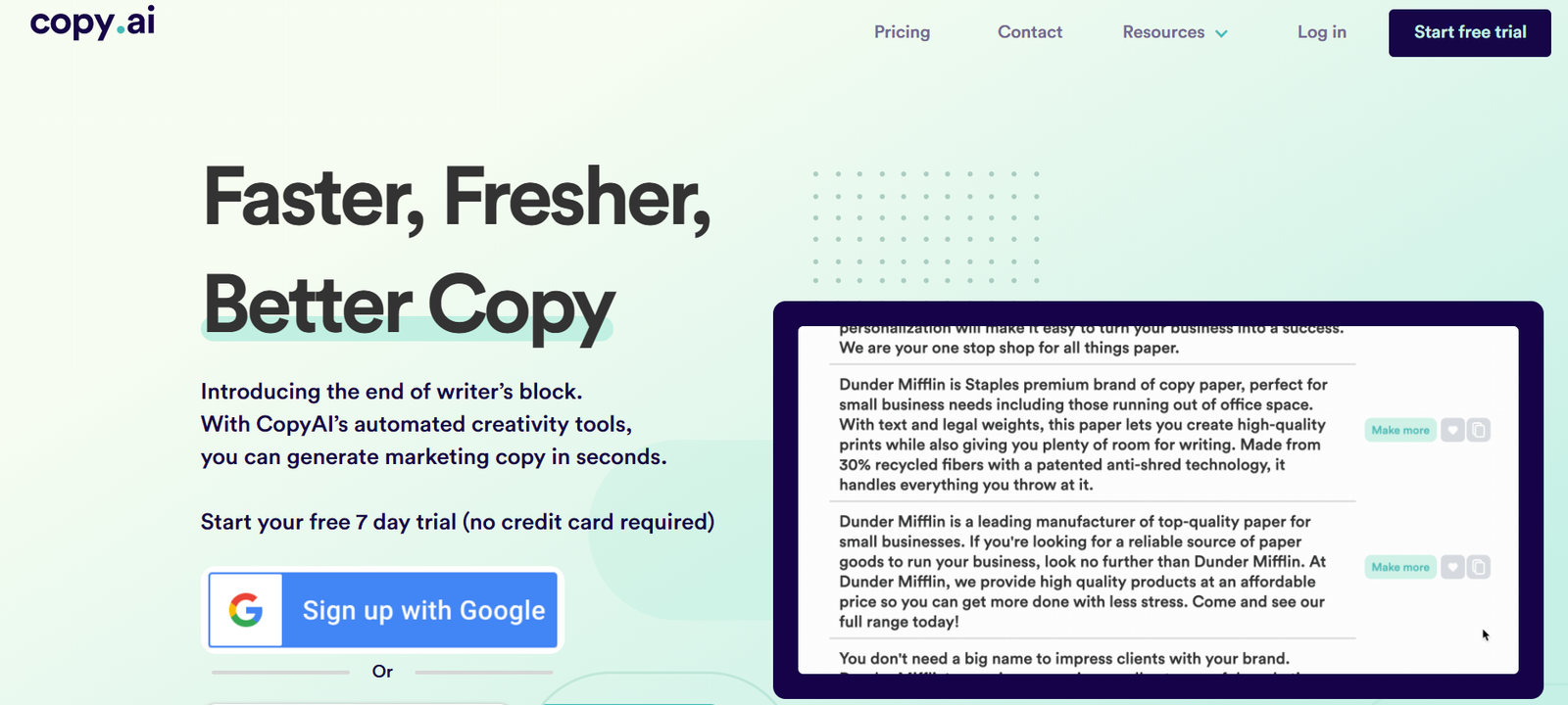 Copyai SEO tools for effortless AI powered content creation