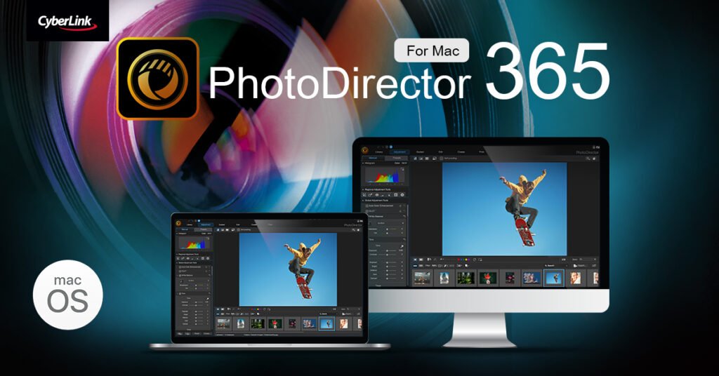PhotoDirector 365 interface on Mac AI photo editing software