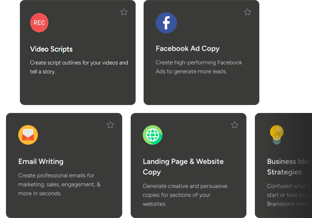Features of AI Writing Platform and Content Generation Software